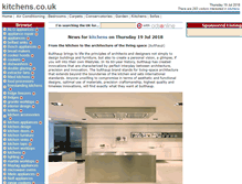 Tablet Screenshot of kitchens.co.uk