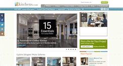 Desktop Screenshot of kitchens.com