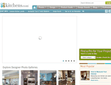 Tablet Screenshot of kitchens.com